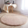 Offre sp&eacute;ciale tapis de forme ronde Faux Fux lapin tapis de sol &eacute;cologique tapis de support antid&eacute;rapant